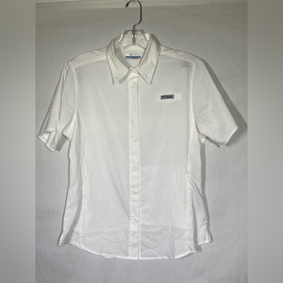 Columbia Tops - Columbia White Mesh Active short sleeve top